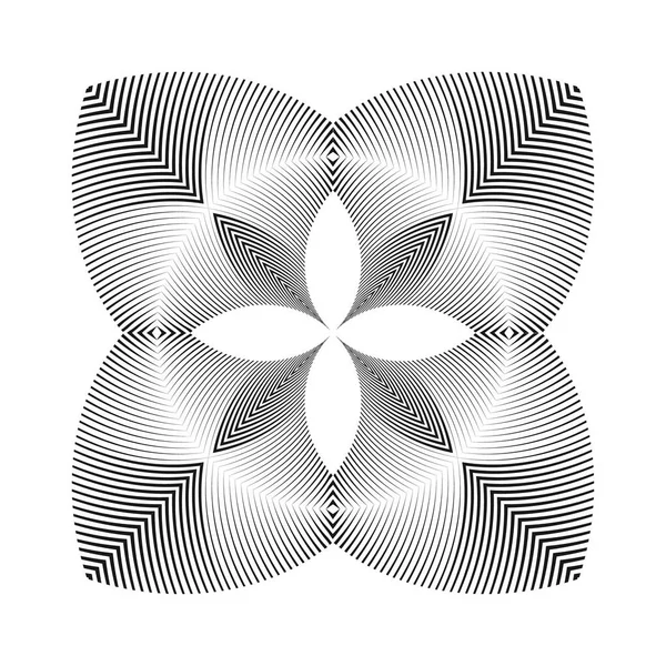 Abstrakta halvton kreativa geometriska vector bakgrund. — Stock vektor