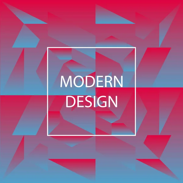 Abstrakte Halbton Kreativen Geometrischen Hintergrund Vektorpolygonales Muster Modernes Design Formt — Stockvektor