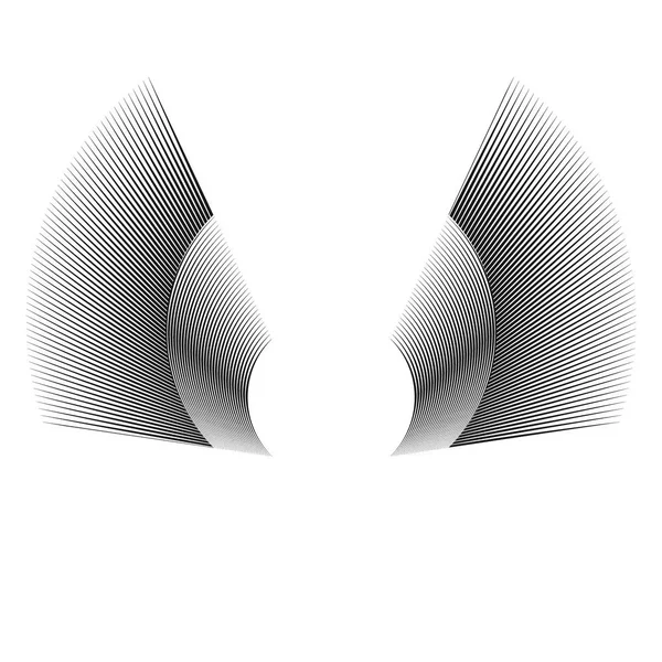Abstracte Halftone Strepen Achtergrond Vector Geometrische Patroon Moderne Design Zwart — Stockvector