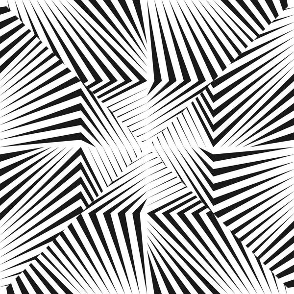 Patrón Geométrico Abstracto Vector Diseño Moderno Fondo Blanco Negro — Vector de stock