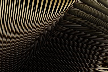 Soyut altın desen, metalik efekt dinamik zemin, kart, kapak, poster, dekorasyon için modern tasarım dokusu.