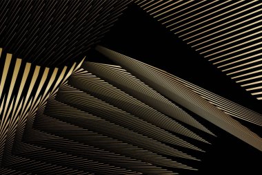 Soyut altın desen, metalik efekt dinamik zemin, kart, kapak, poster, dekorasyon için modern tasarım dokusu.