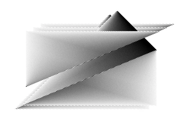 Abstrakte Halbtonlinien Hintergrund Minimale Geometrische Dynamische Muster Vektor Modernes Design — Stockvektor