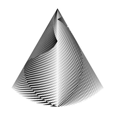 Soyut yarım ton çizgileri arka plan, geometrik dinamik desen, vektör modern tasarım dokusu.