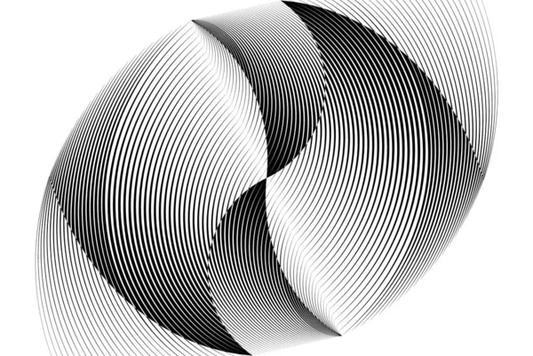 アブストラクトハーフトーン線の背景 幾何学的な動的パターン ベクトル現代的なデザインテクスチャ — ストックベクタ