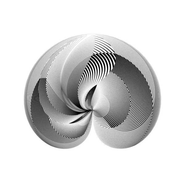Abstract Geometrisch Patroon Ornament Creatieve Halftoon Lijnen Achtergrond Vector Modern — Stockvector