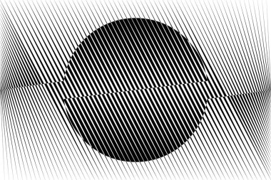 Soyut yarım ton çizgileri arka plan, geometrik dinamik desen, kart, kapak, poster, dekorasyon için vektör modern tasarım dokusu.