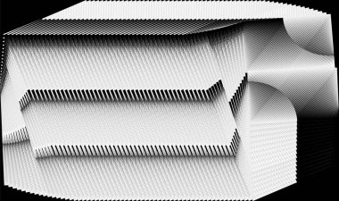 Soyut yarım ton çizgileri arka plan, geometrik dinamik desen, vektör modern tasarım dokusu.