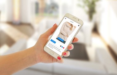 Kadın satın app alışveriş giyim