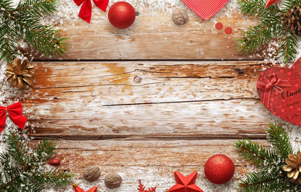 Jul nyår bakgrundsbild för gratulationskort text. — Stockfoto