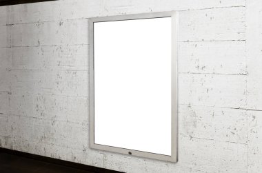 Yeraltı billboard mockup. Kampanya promosyon reklam için izole poster