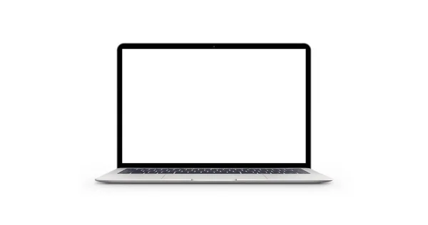 Modern Laptop Isolerad Isolerad Skärm För Mockup App Eller Webbplatsdesign — Stockfoto