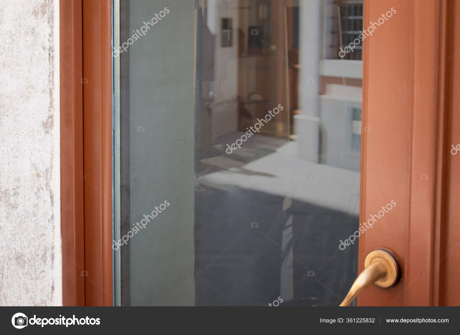 Download Clean Store Front Door Window Logo Mockup Stock Photo Image By C Vlado85 361225832