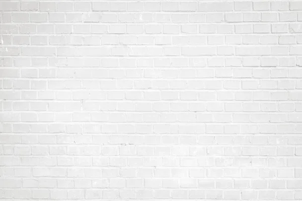 Clean White Brick Wall Texture Background — Stock Photo, Image