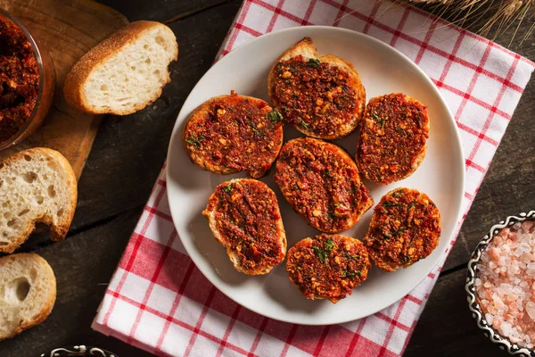 Breakfast Garlic walnut and bread crumbs sauce