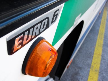 Euro 6 otobüs kentsel ulaşım için etikette