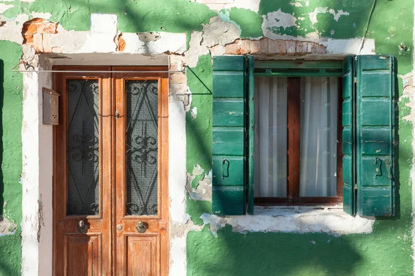 Detail eines traditionellen Gewächshauses auf der Insel Burano, Venedig — Stockfoto