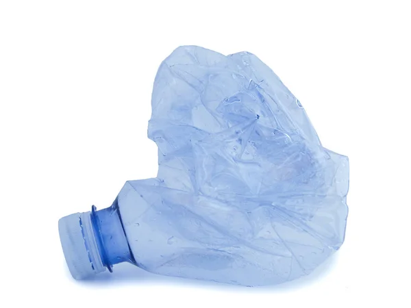 Empty Blue used water bottle for recycling — Stock Photo, Image