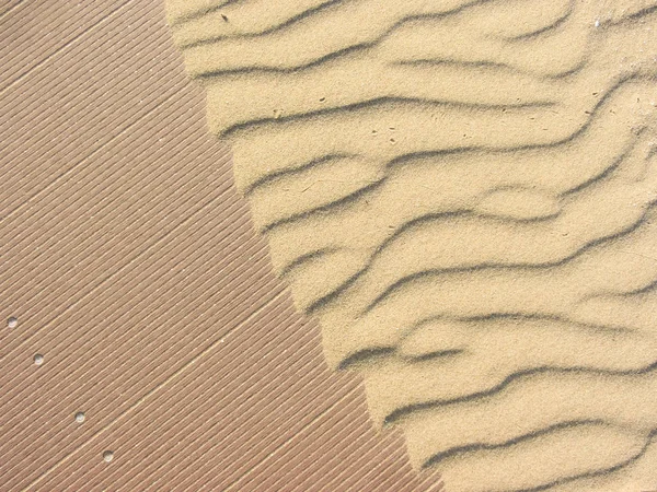 Yellow sand moved by the wind — Stock Photo, Image