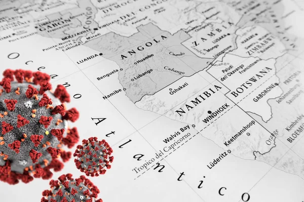 Epidemiska Förhållanden Södra Afrika — Stockfoto