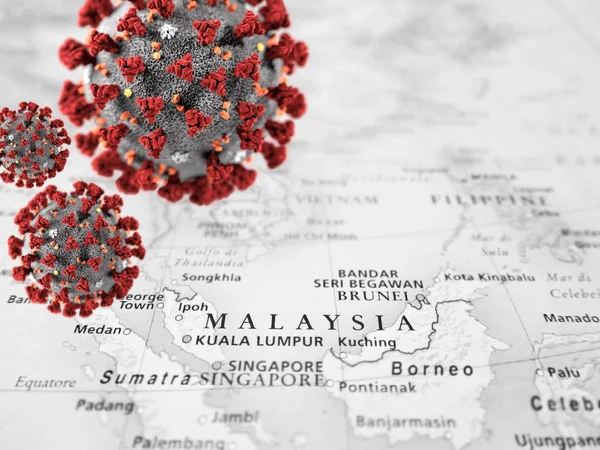 Condiciones Epidémicas Área Malasia — Foto de Stock