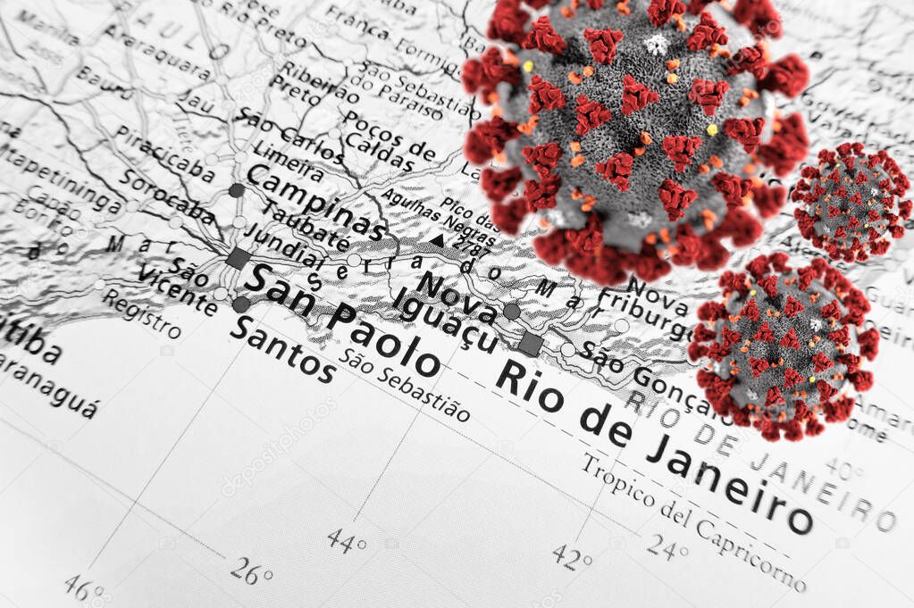 Epidemic conditions over Rio de Janeiro area