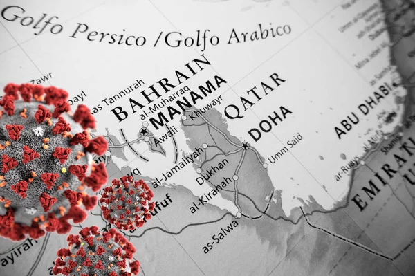 Epidemische Zustände Bahrain — Stockfoto