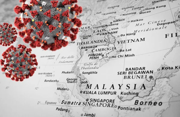 Epidemic Conditions Malaysia Area — Stock Photo, Image