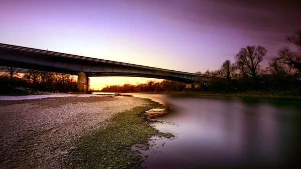 Floden Sava Zagreb — Stockfoto