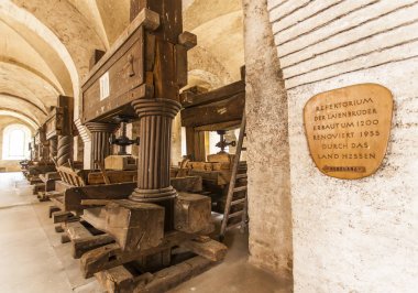 Yemekhane manastır Eberbach Almanya 