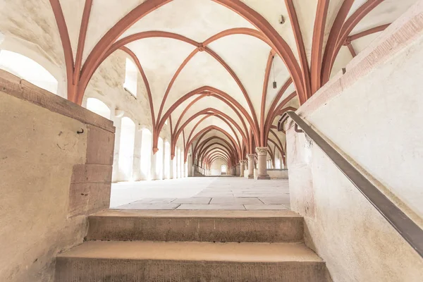 Mniši společném klášter Eberbach, Německo — Stock fotografie