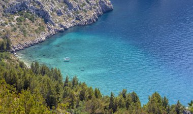 Hırvatistan güzel koyları turistik Sahil Yolu'nda 8