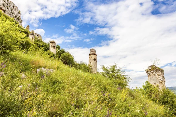 Zipser kale Spissky hrad Slovakya unesco dünya mirası attrac — Stok fotoğraf