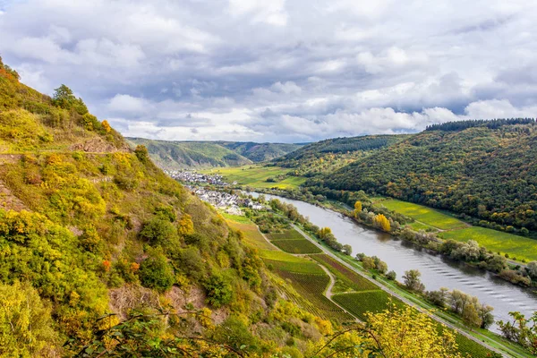 Moselle Senderos sendero caída Paisaje Alemania — Foto de Stock