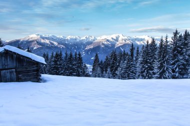 Güney tirol kar Alp Dağları manzara  