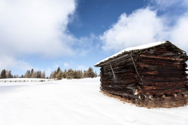 Güney tirol kış manzara adil hava gün 