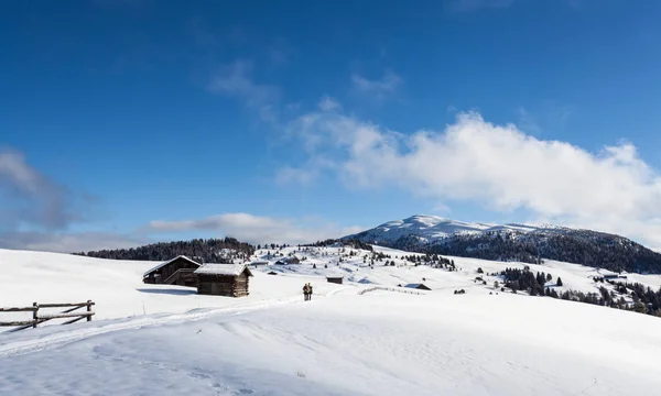 South tirol winter hiking travel landscape — Stock Photo, Image