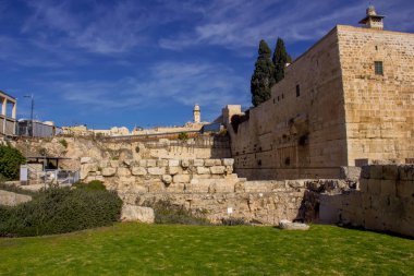 Tempel Mount tarihi manzara Kudüs İsrail 