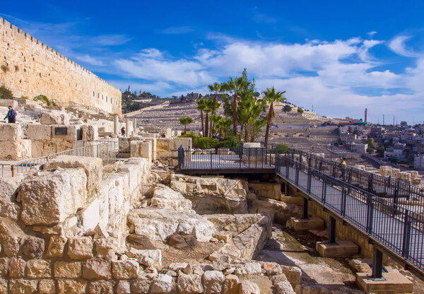 Tempel Mount historical Landscape Jerusalem Israel 