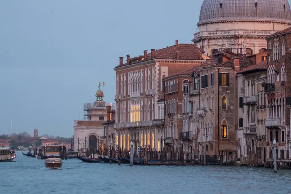 Venice Grand Canal Baroque Architecture Travel Education Europe Italy Winter — Stock Photo, Image