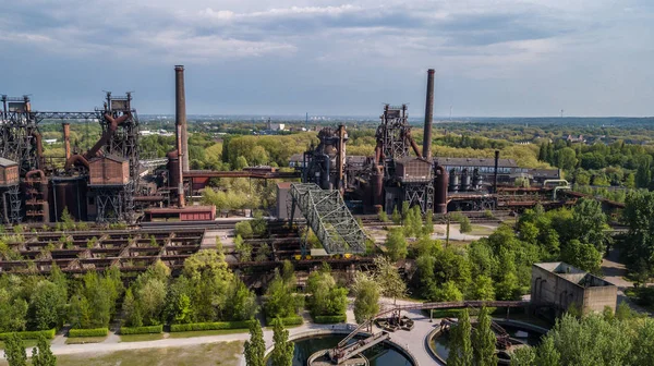 Landschaftspark Duisburg North Ruhrgebiet industrial culture Ger — 스톡 사진