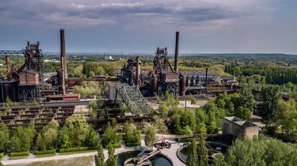 Landschaftspark Duisburg North Ruhrgebiet industrial culture Ger — Stock Photo, Image