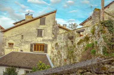 Saint-Jean-Nazaire-en-Royans Auvergne Rhô küçük bir Fransız kasaba