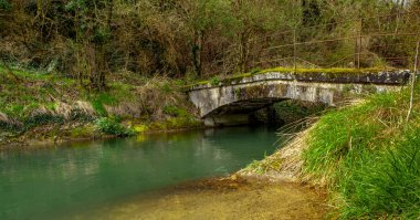 Aquaduct  Saint-Nazaire-en-Royans  in the Auvergne-Rhône-Alpes 