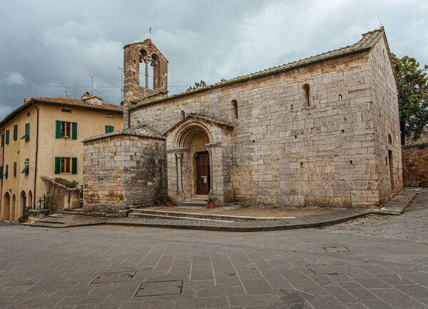 San Quirico d'Orcia medieval Tuscany Village  Italy 