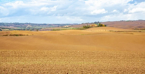 Toskana ländliche landschaft val d 'orcia italien — Stockfoto