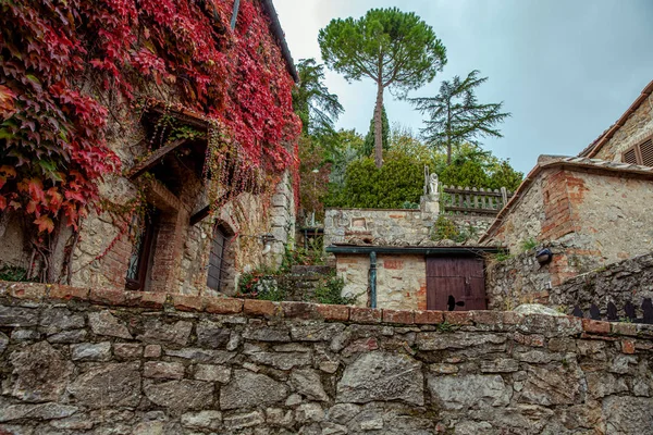 Tuscan Medieval Village Rocca d 'Orcia Tuscany Italy — стоковое фото