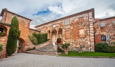 Toskana Tipik Resim Konukevleri İtalya 'yı gezer 