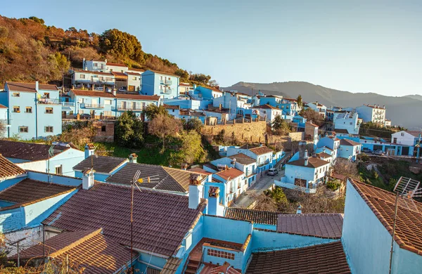 Endülüs İspanya 'nın ünlü şirin köyü Juzcar. — Stok fotoğraf