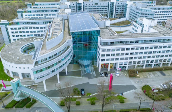 Alemanha Bona Fev 2020 Edifício Sede Empresa Deutsche Telekom Telecomunicações — Fotografia de Stock